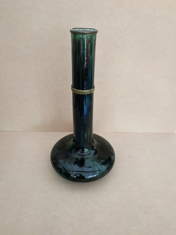 Vase vert col long
