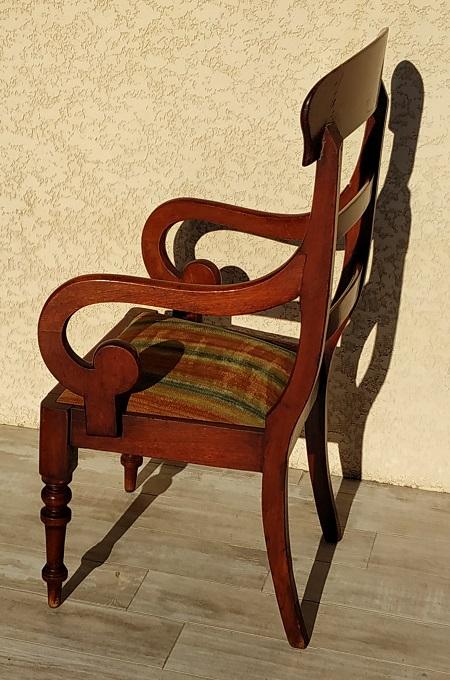 fauteuil de style louis philippe