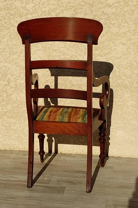 fauteuil de style louis philippe