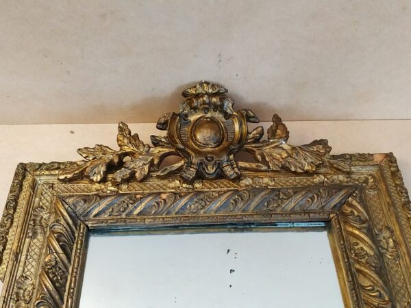 miroir en bois doré napoléon iii