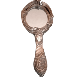 miroir à main en bronze