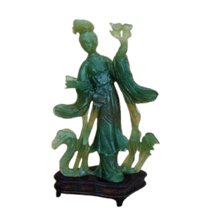 statuette en jade néphrite