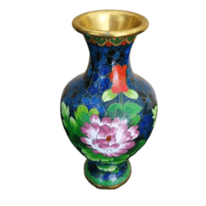 vase chinois en émail cloissonné