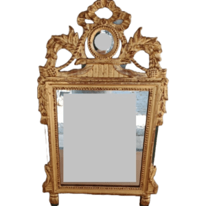 miroir en bois doré louis xvi