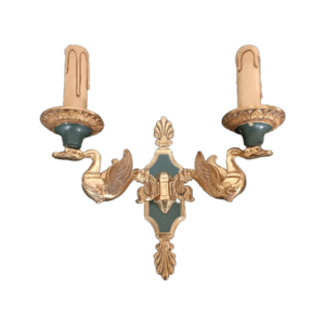 ensemble de 5 appliques en bronze de style empire