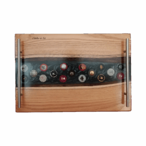 plateau de service en châtaignier