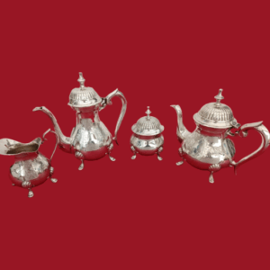 service à café en métal argenté françois frionnet