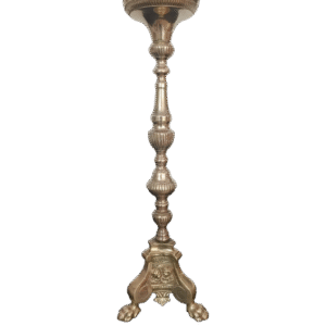 pique cierge en bronze doré