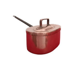 daubière en cuivre étamé xixème siècle