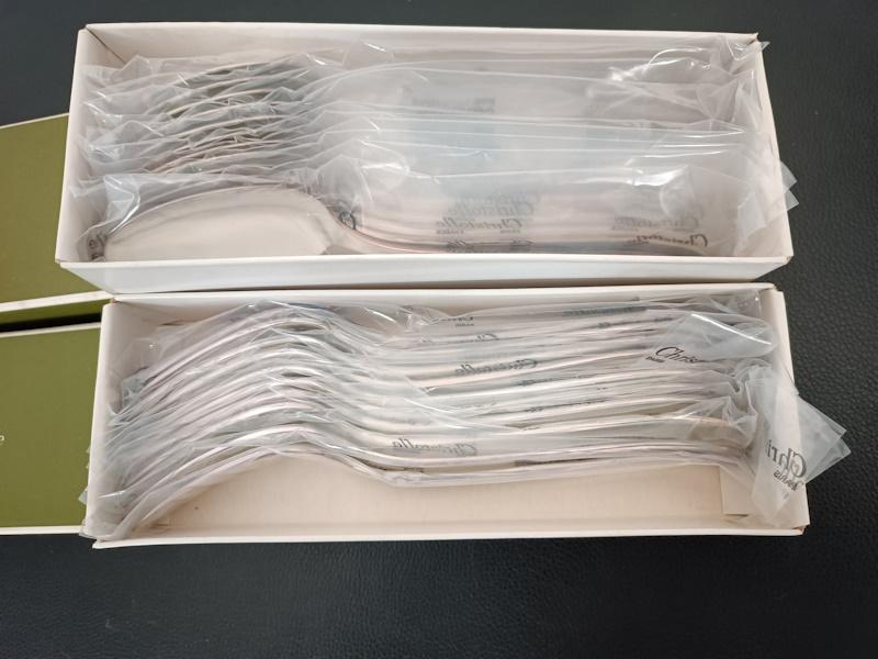 couverts en métal argenté neufs christofle