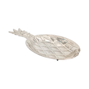 coupe ananas en métal chromé