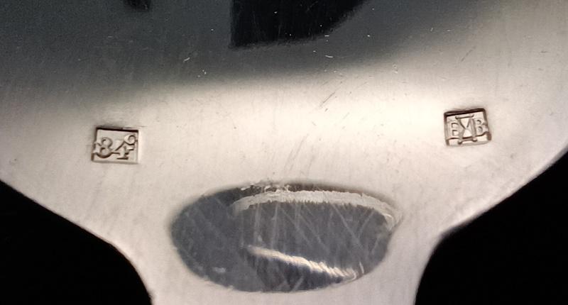 ménagère en métal argenté 51 pièces de style louis xv