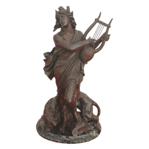 statuette en régule "le mythe d'orphée"