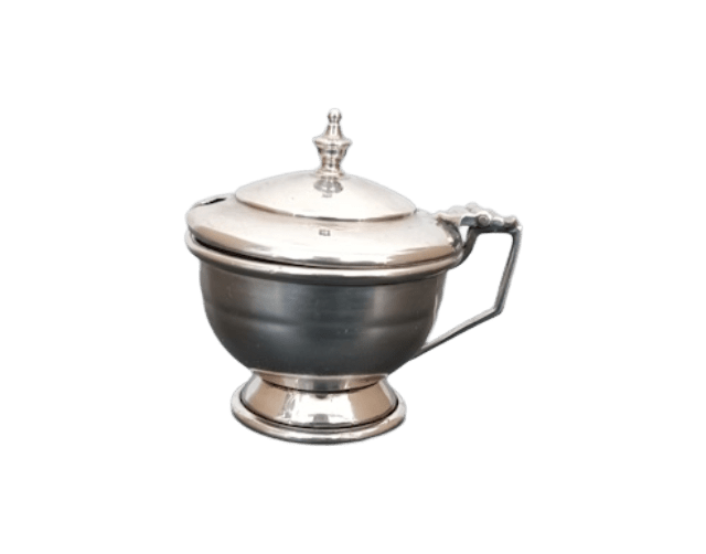 moutardier en argent sterling 925 daté 1873