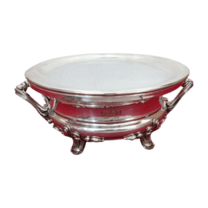 chauffe plat en métal argenté christofle