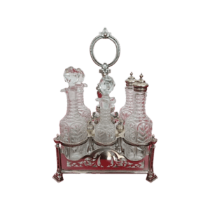 serviteur en métal argenté fin xixème siècle