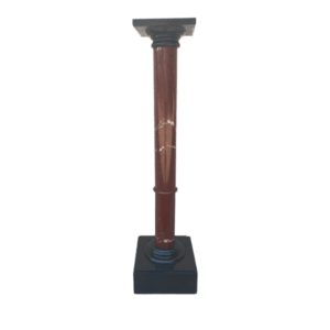 colonne sellette en marbre de style empire 104cm